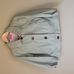 Pappagallo button front  3/4 sleeve jacket vintage